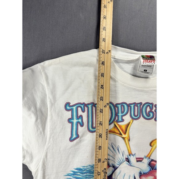 Vintage 1995 Fudpuckers Restaurant T-Shirt Men's M Destin, Florida Walton Beach - Picture 8 of 8